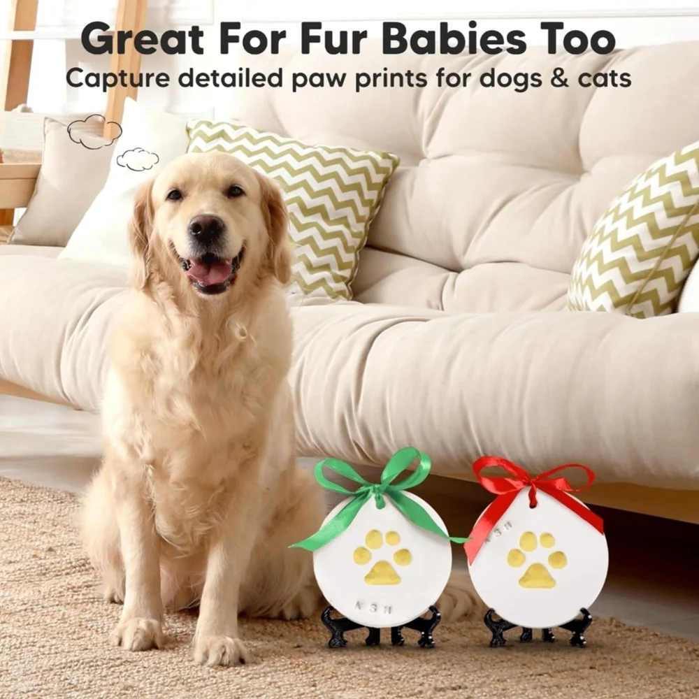 Gold‎ Hand and Footprint Ornaments KIT